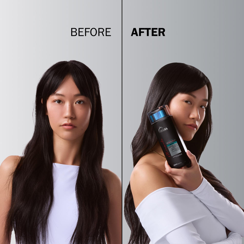TRUSS Miracle Hair Shampoo with keratin helps repair damaged hair over time