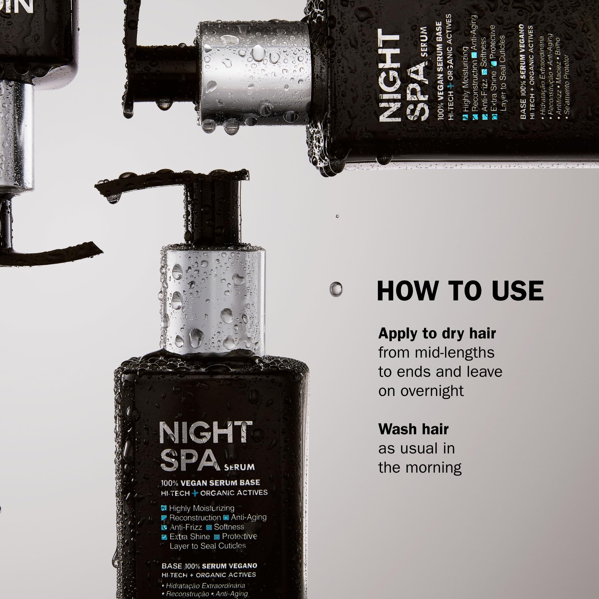 TRUSS Night Spa texture close up shows rich vegan cream for smoothness