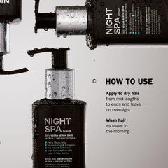 TRUSS Night Spa texture close up shows rich vegan cream for smoothness