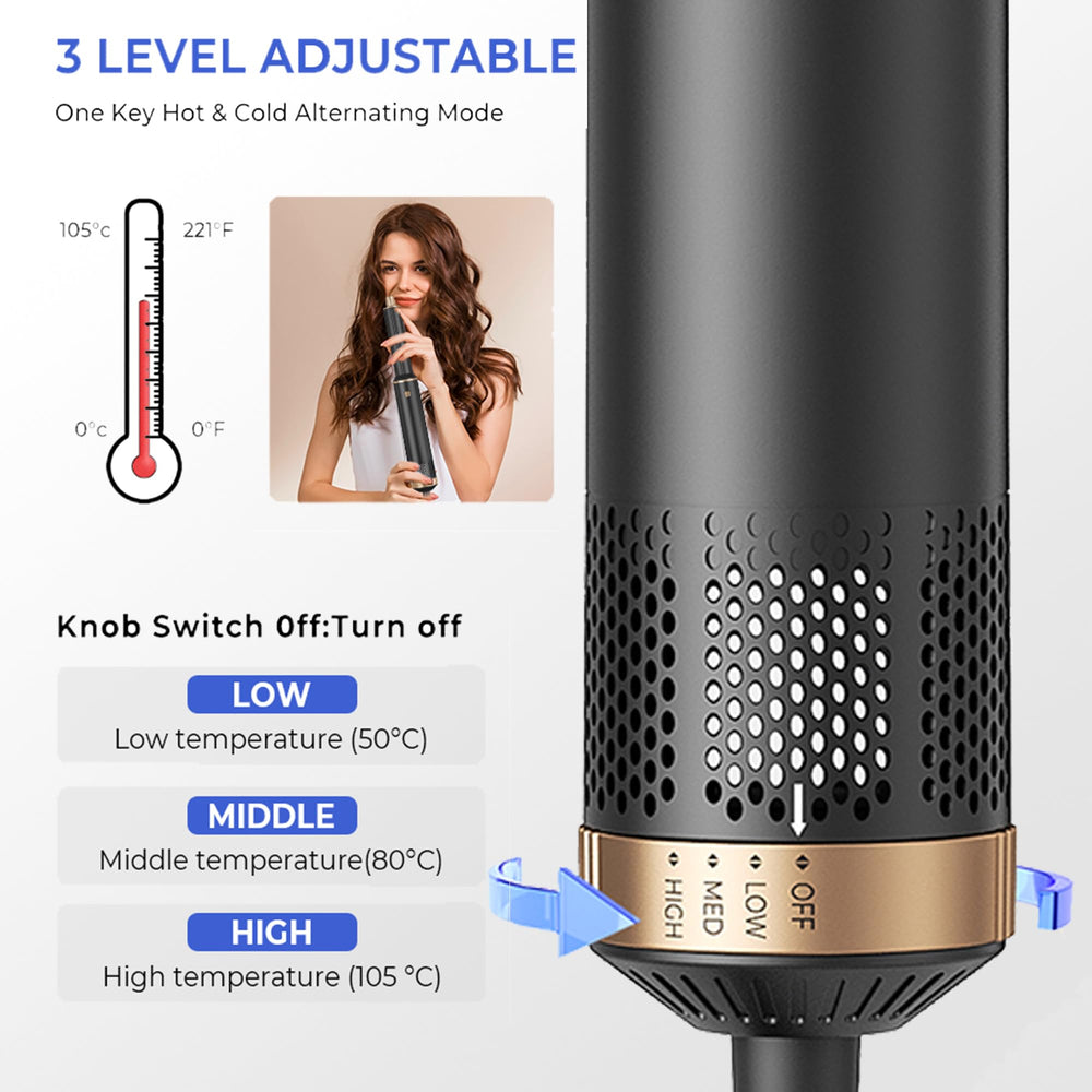 Trylater 1.5-inch hot air brush head supports gentle root lift.