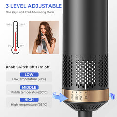Trylater 1.5-inch hot air brush head supports gentle root lift.