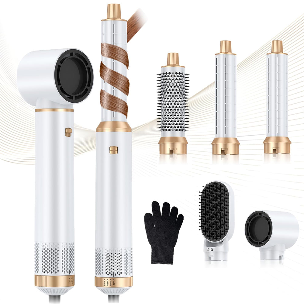 TryLater blow-dryer-brush 5in1 unit for fast drying and smooth results.