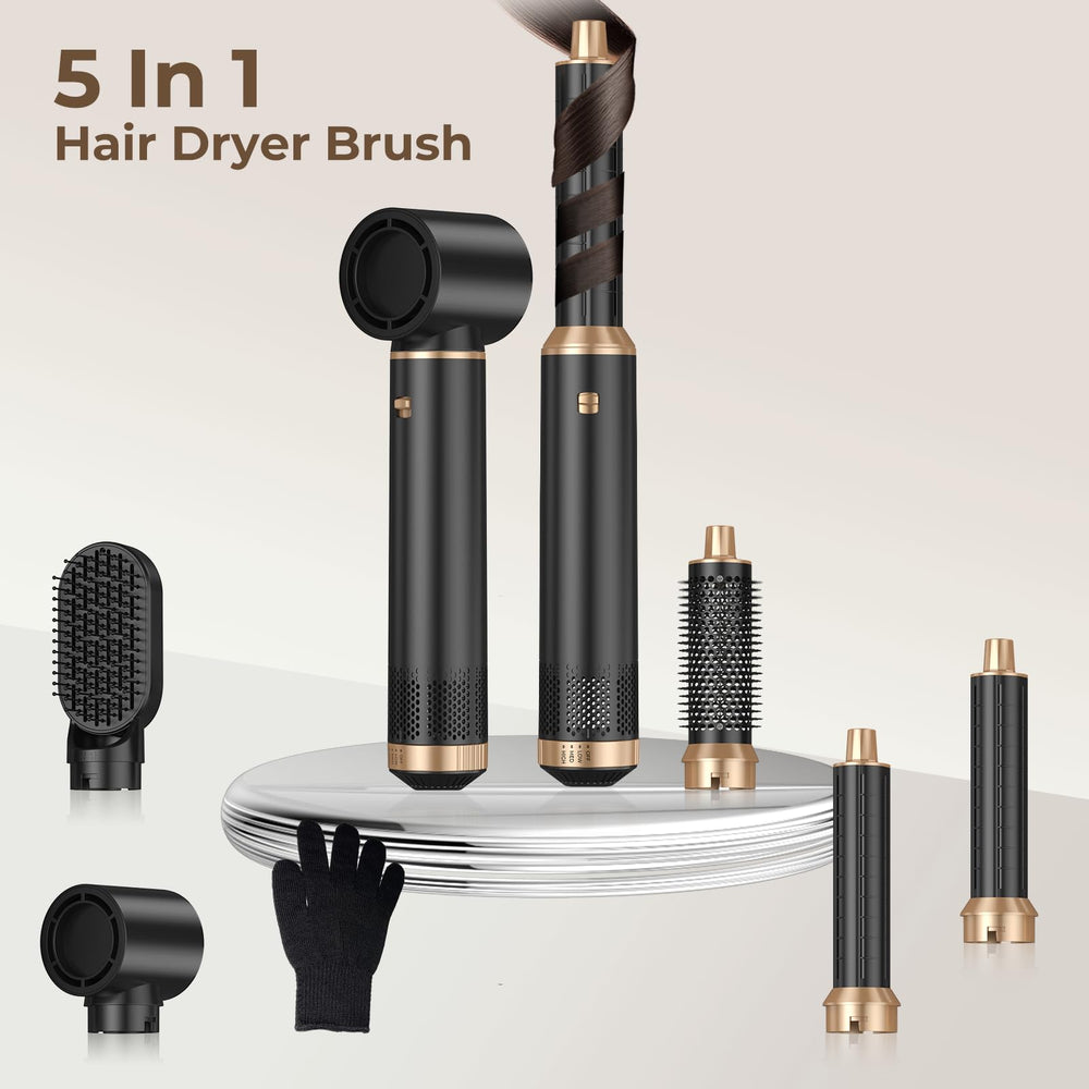 Trylater ionic airflow hair styling reduces static for smoother results.