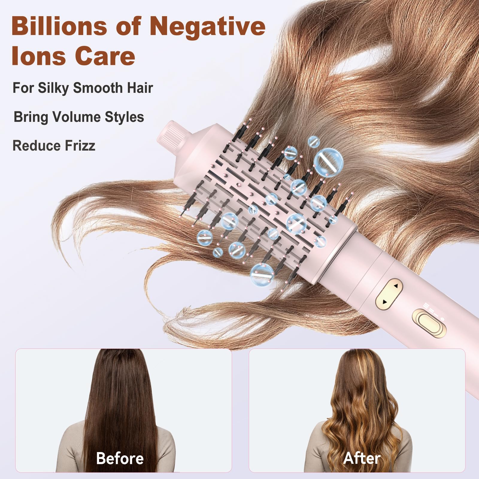 Trylater three-temperature two-speed settings tailor heat for any hair type.