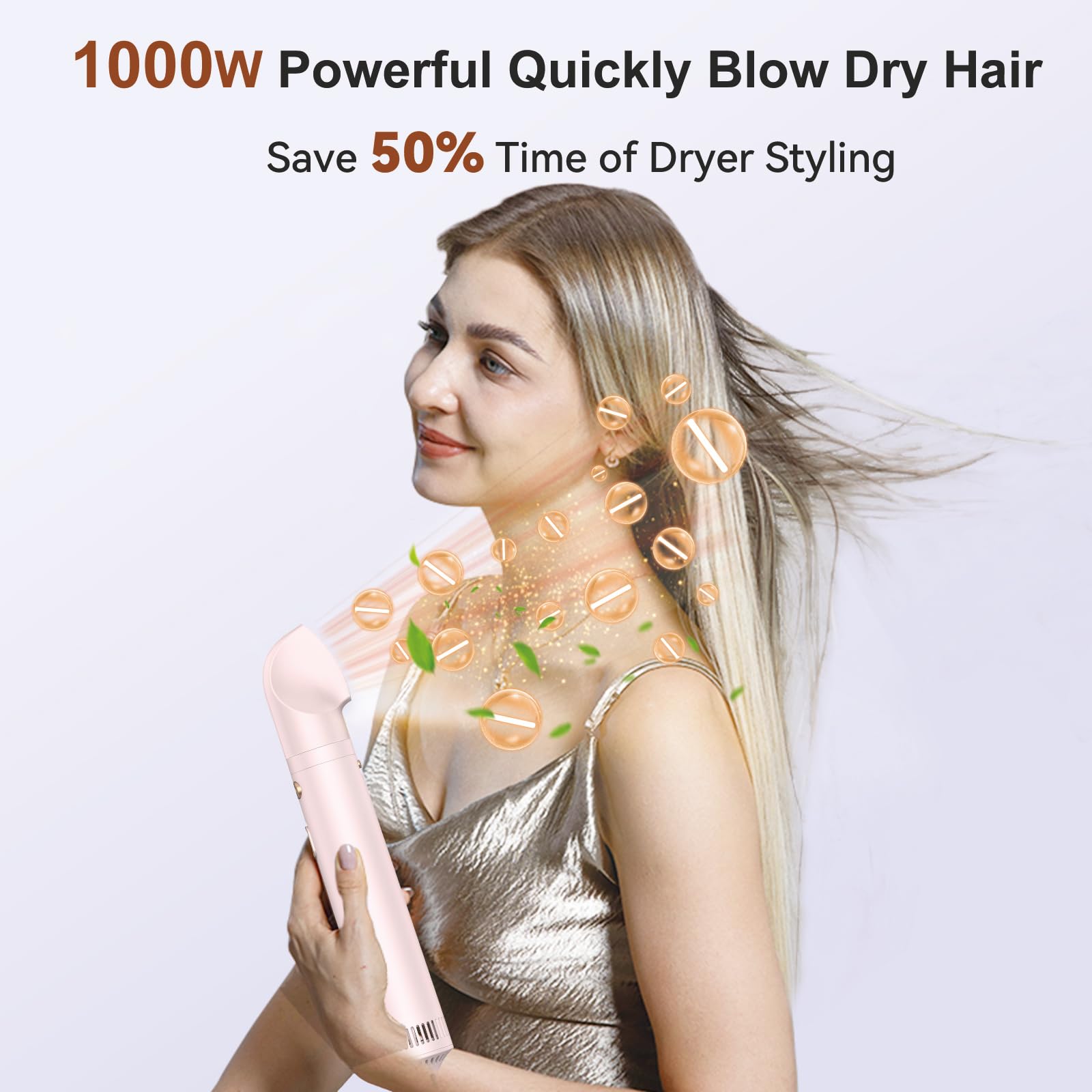 Trylater ceramic-coated barrels distribute heat for silky curls and shine.