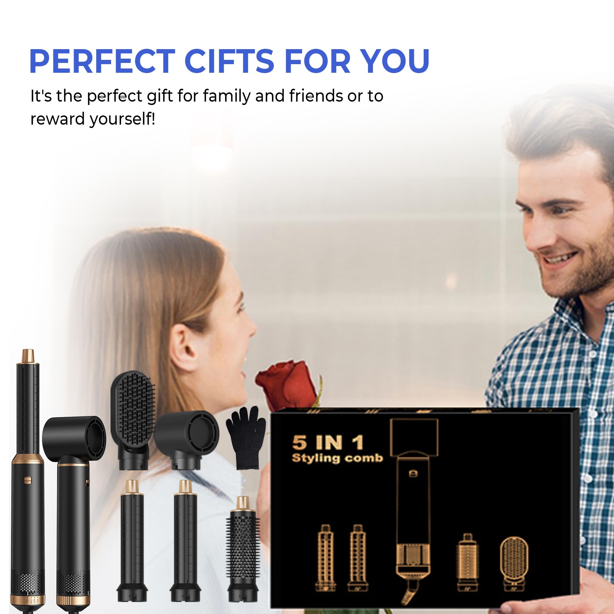 Trylater travel-friendly detachable curler enables easy on-the-go styling.
