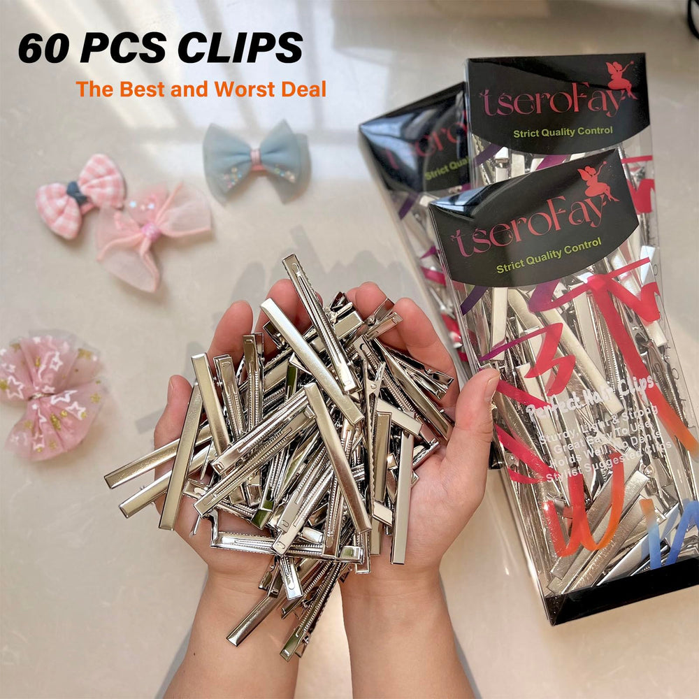 TSEROFAY bow clips for crafts close-up ideal for DIY bow making