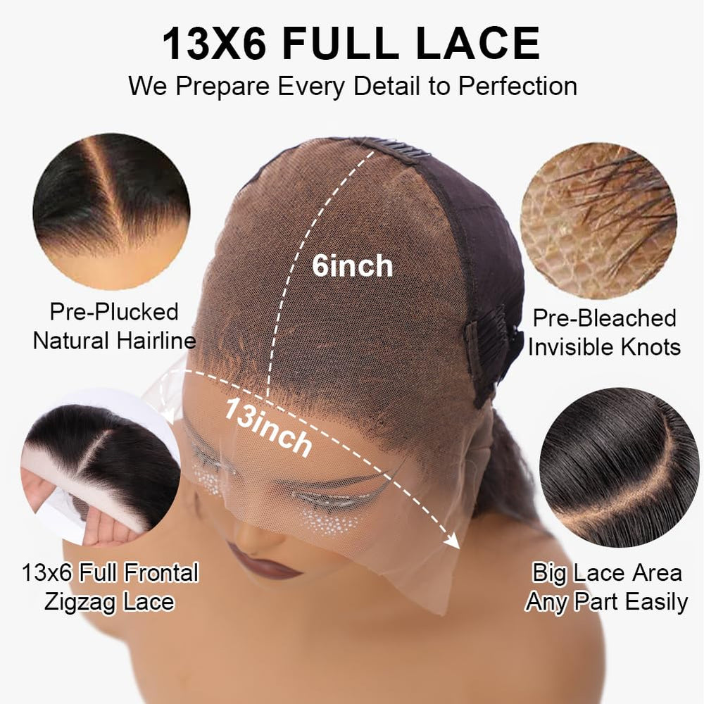tsiyu 13x6 deep wave lace front wig hd transparent lace breathable cap