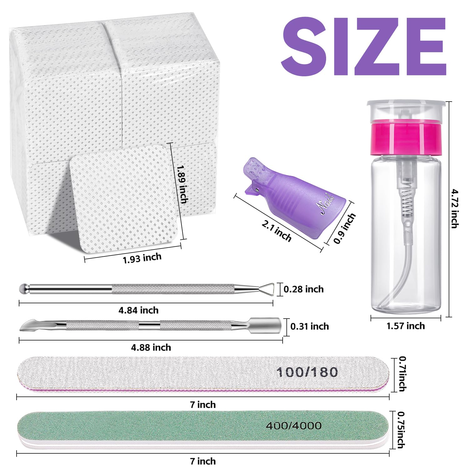 TsMADDTs dual-ended nail pusher cleans cuticles and residue
