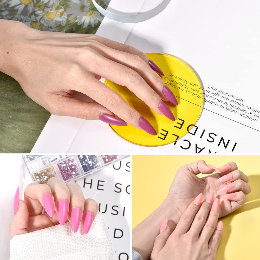 TsMADDTs almond nails suit date nights and festive events.