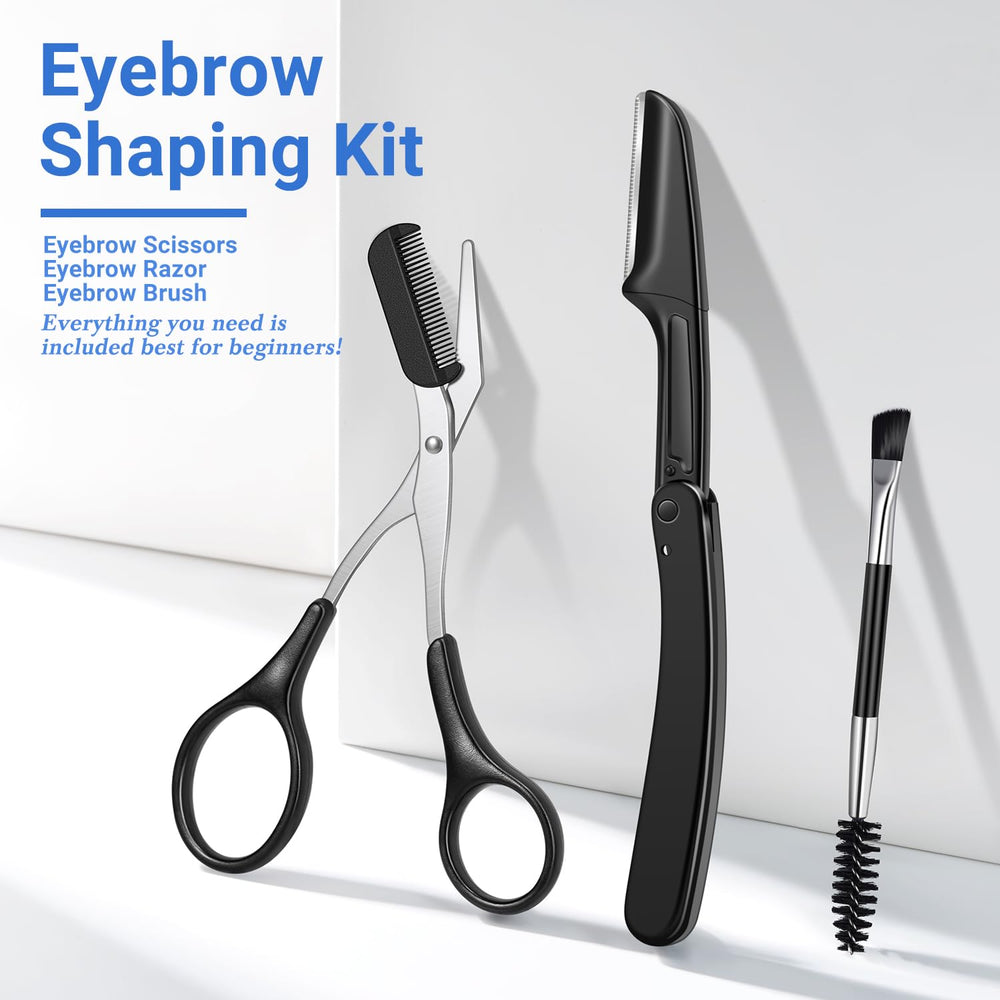 TsMADDTs Eyebrow Razor with removable blade protects skin.