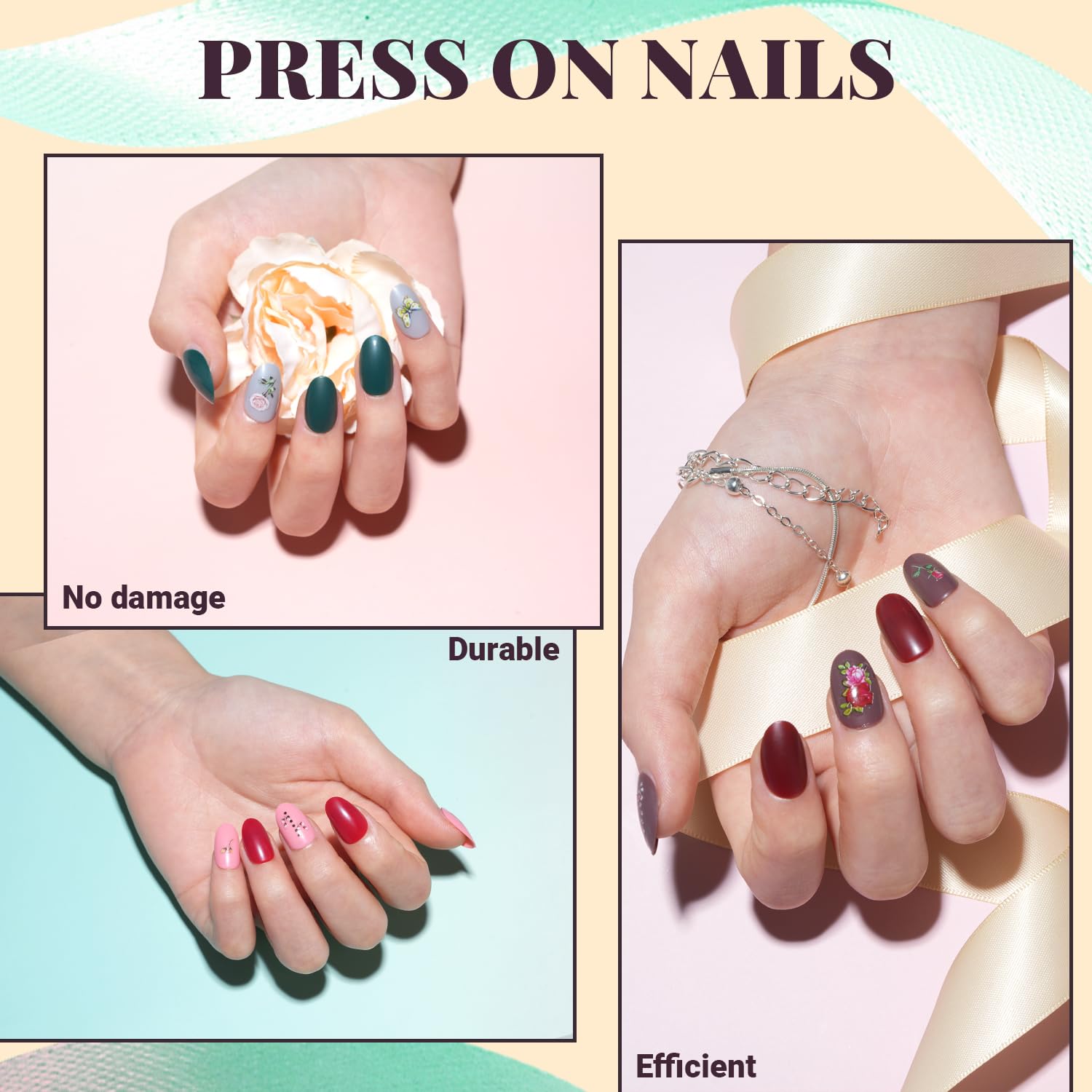 TsMADDTs flower and butterfly stickers for decorative nail art.