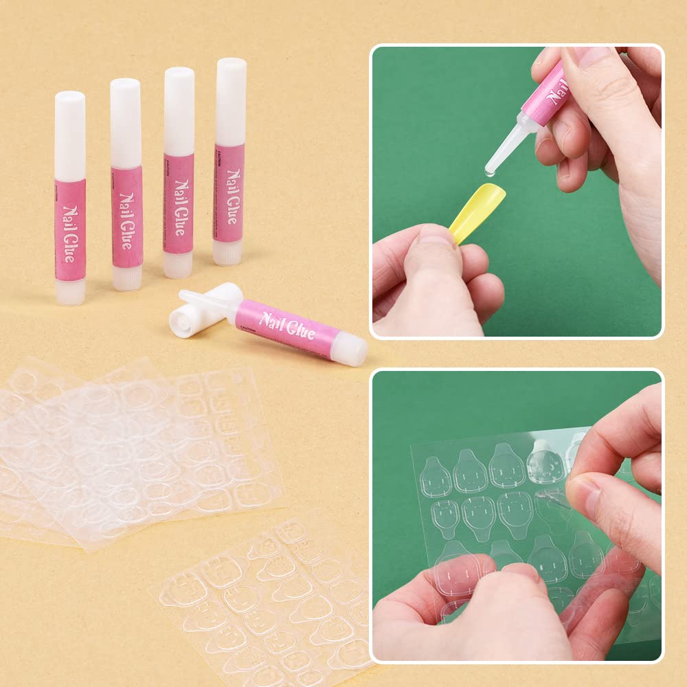 TsMADDTs tabs and stickers ready for quick decorative nail art
