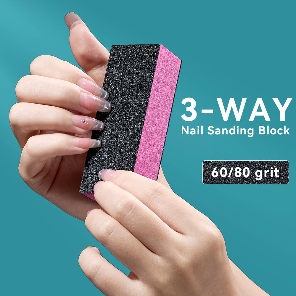 TsMADDTs nail files 100/180 grit help shape edges and smooth