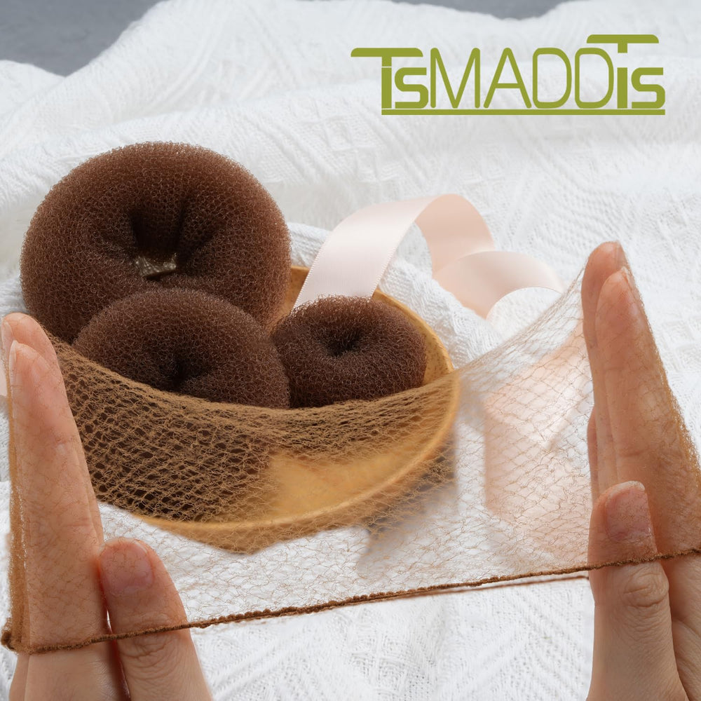 TsMADDTs elastic ties provide gentle grip for long hair.