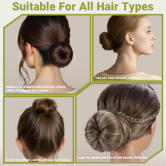 TsMADDTs invisible hair nets lightweight nylon for discreet hold.