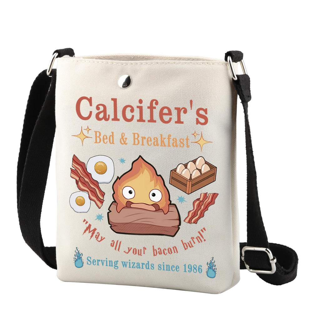 TSOTMO Calcifer's CR crossbody bag front view showing everyday carry