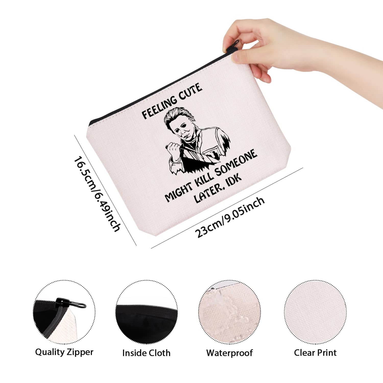 TSOTMO canvas bag with durable zipper for everyday travel.