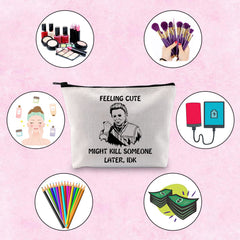 TSOTMO makeup bag sized 23.5 cm by 17 cm for ample daily use.