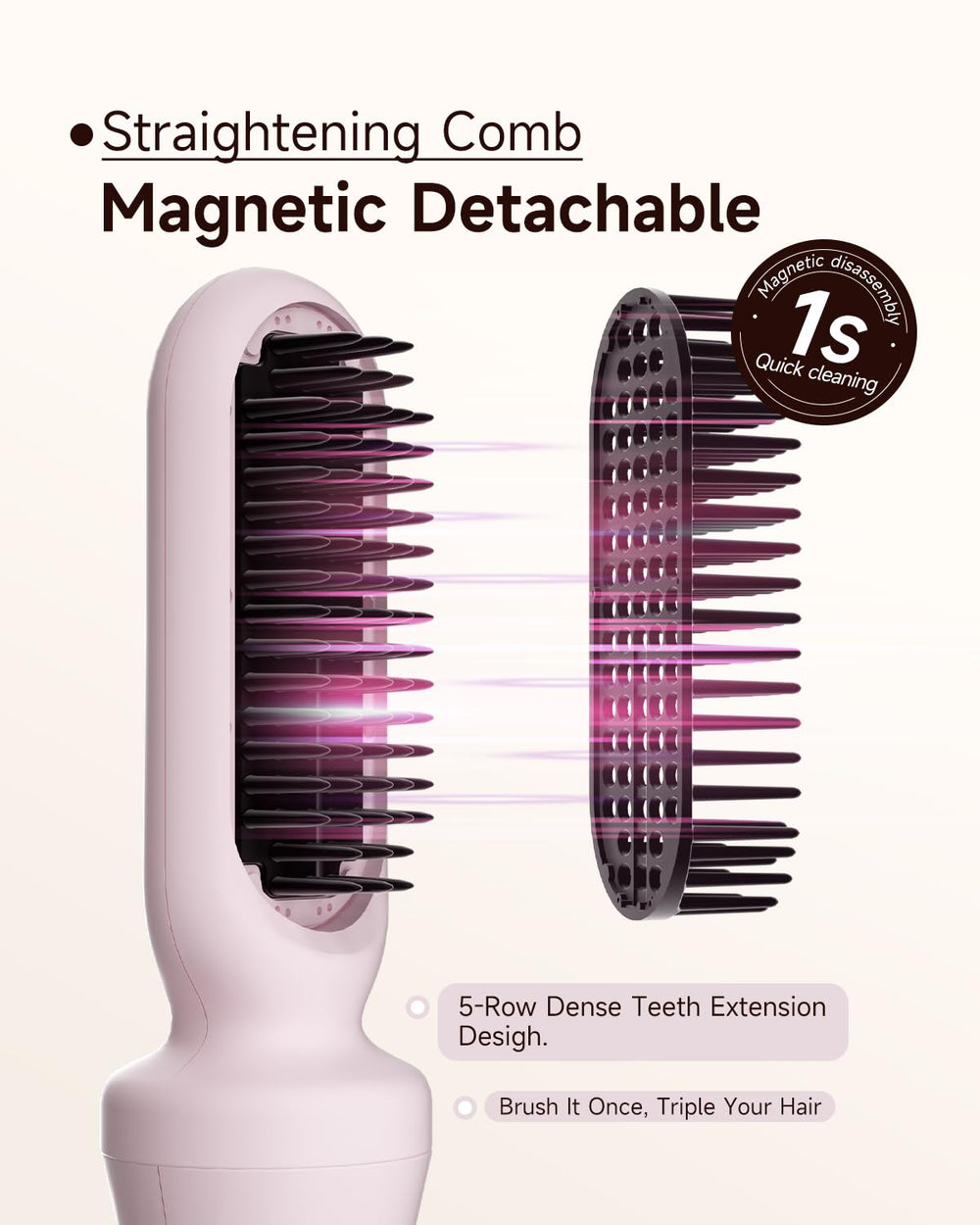 TSUYAGLA 150-in barrel close-up for soft, voluminous curls.