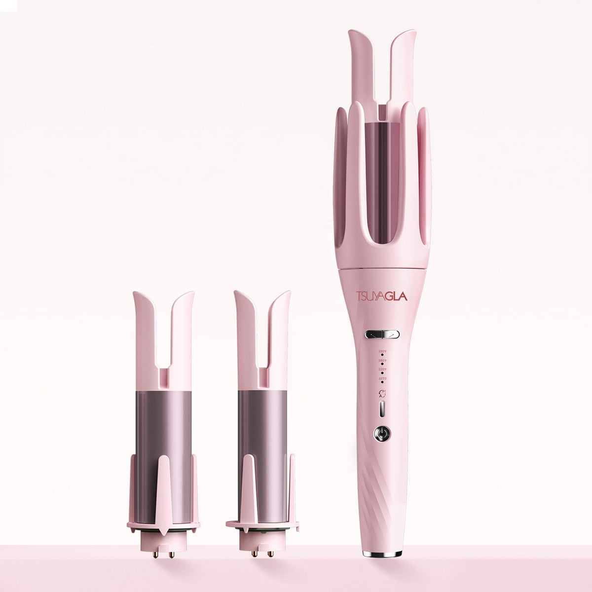 TSUYAGLA 3-in-1 curling iron with a 1-inch barrel for defined curls.