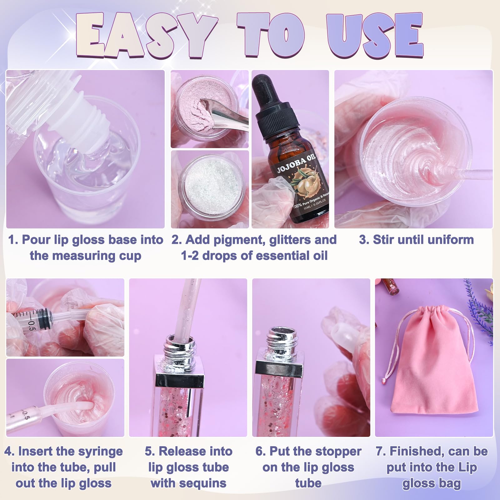 TSVATE finished gloss shine showcases salon-like results in everyday use.