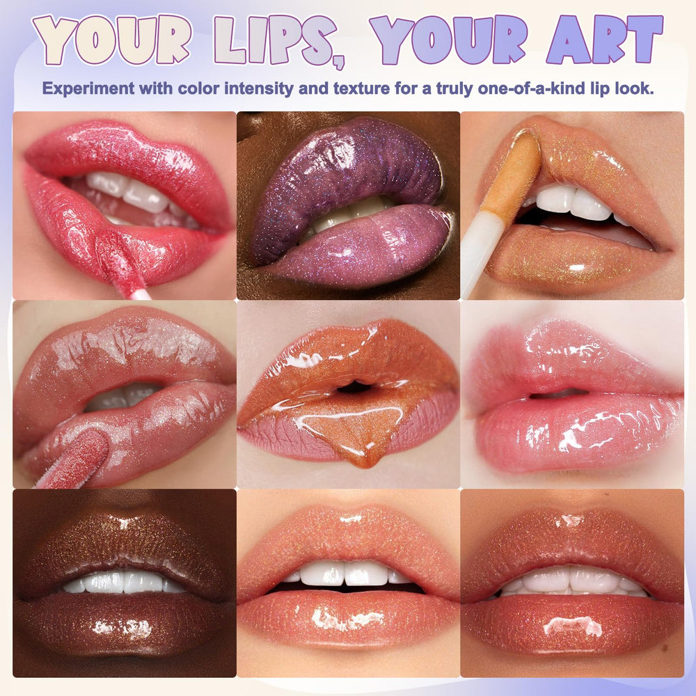 TSVATE jojoba oil in gloss base delivers hydrating feel for lips.