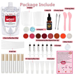 TSVATE pigment powder 1g in 8 colors for vibrant, customizable lip shades