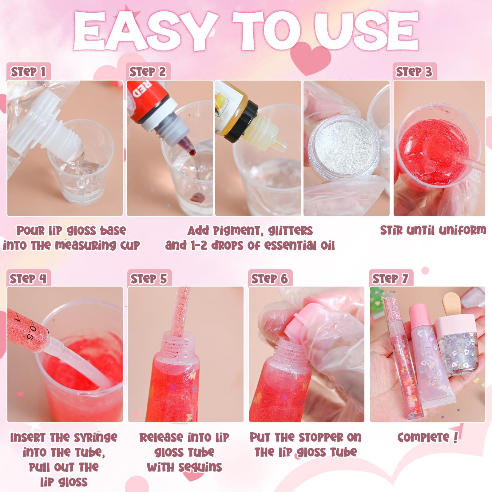 TSVATE mixing tools and spoons enable precise DIY gloss.