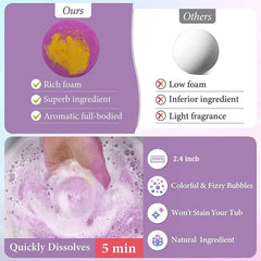 TTRWIN organic bath bombs made from plant oils gentle on skin