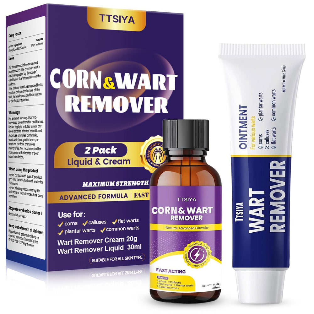 TTsiya Wart Remover Cream tube ready for targeted wart treatment at home