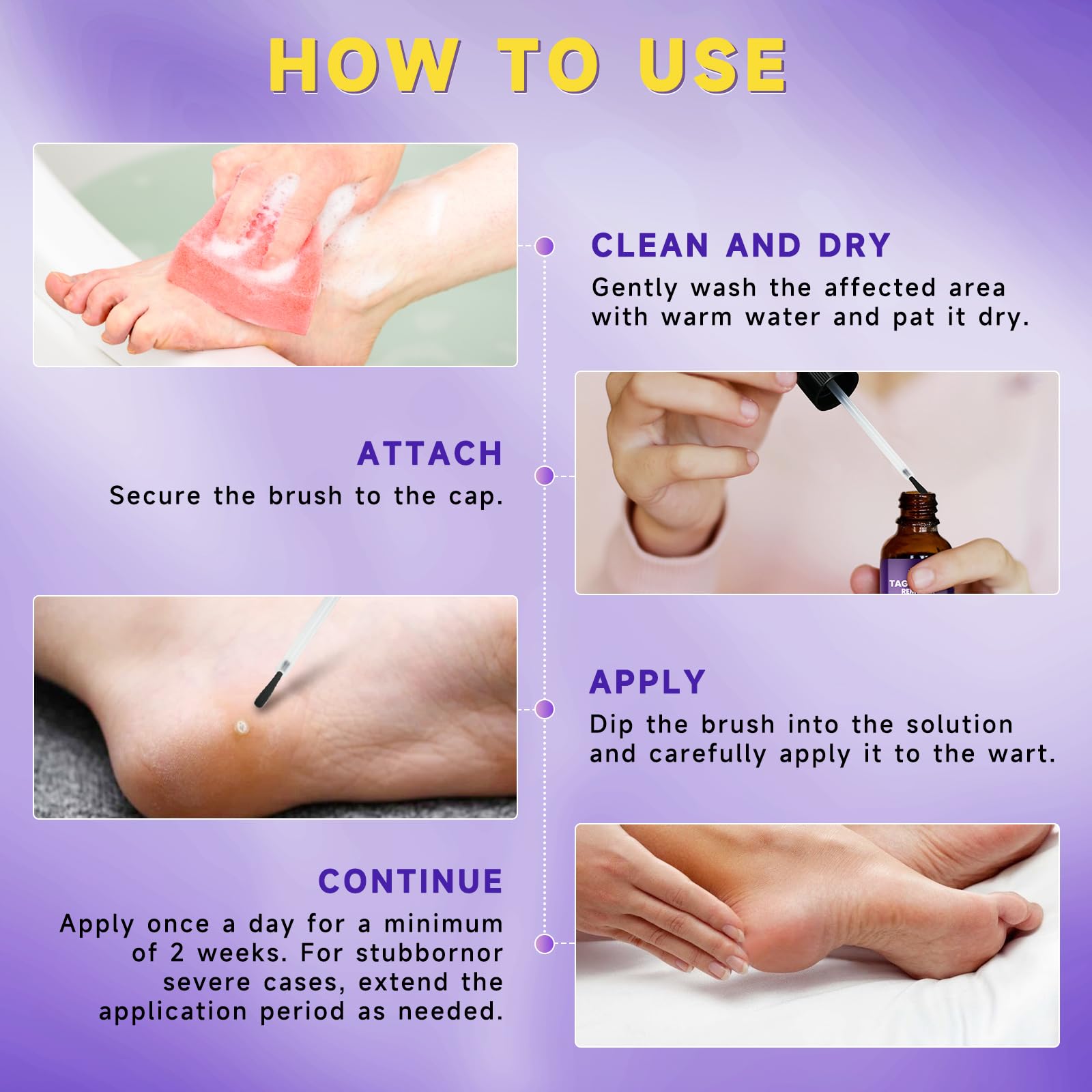 TTsiya Wart Remover packaging front shows natural ingredients and safe use