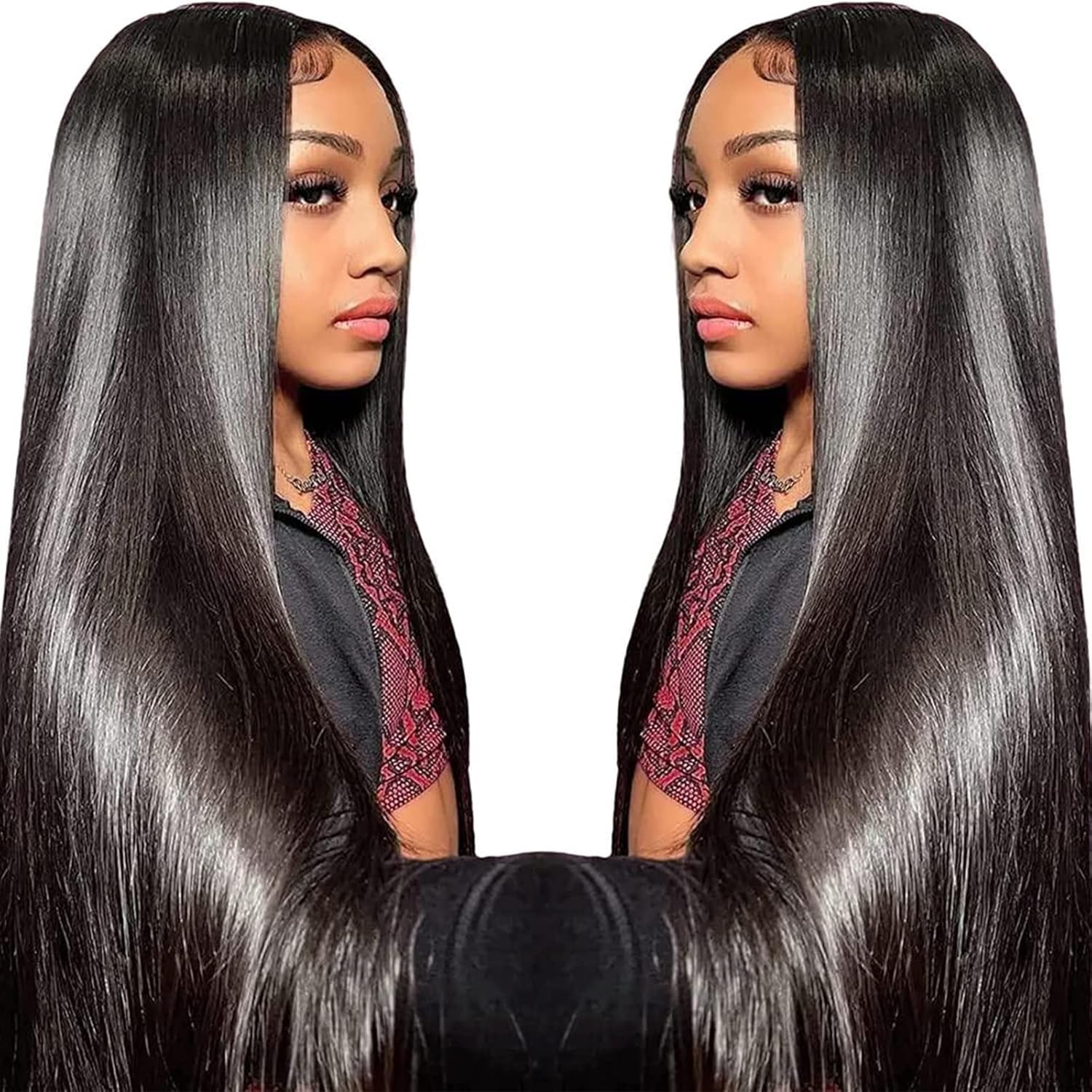 TTSMINS 13x6 lace-front wig with 30-inch straight hair for natural, versatile styling.