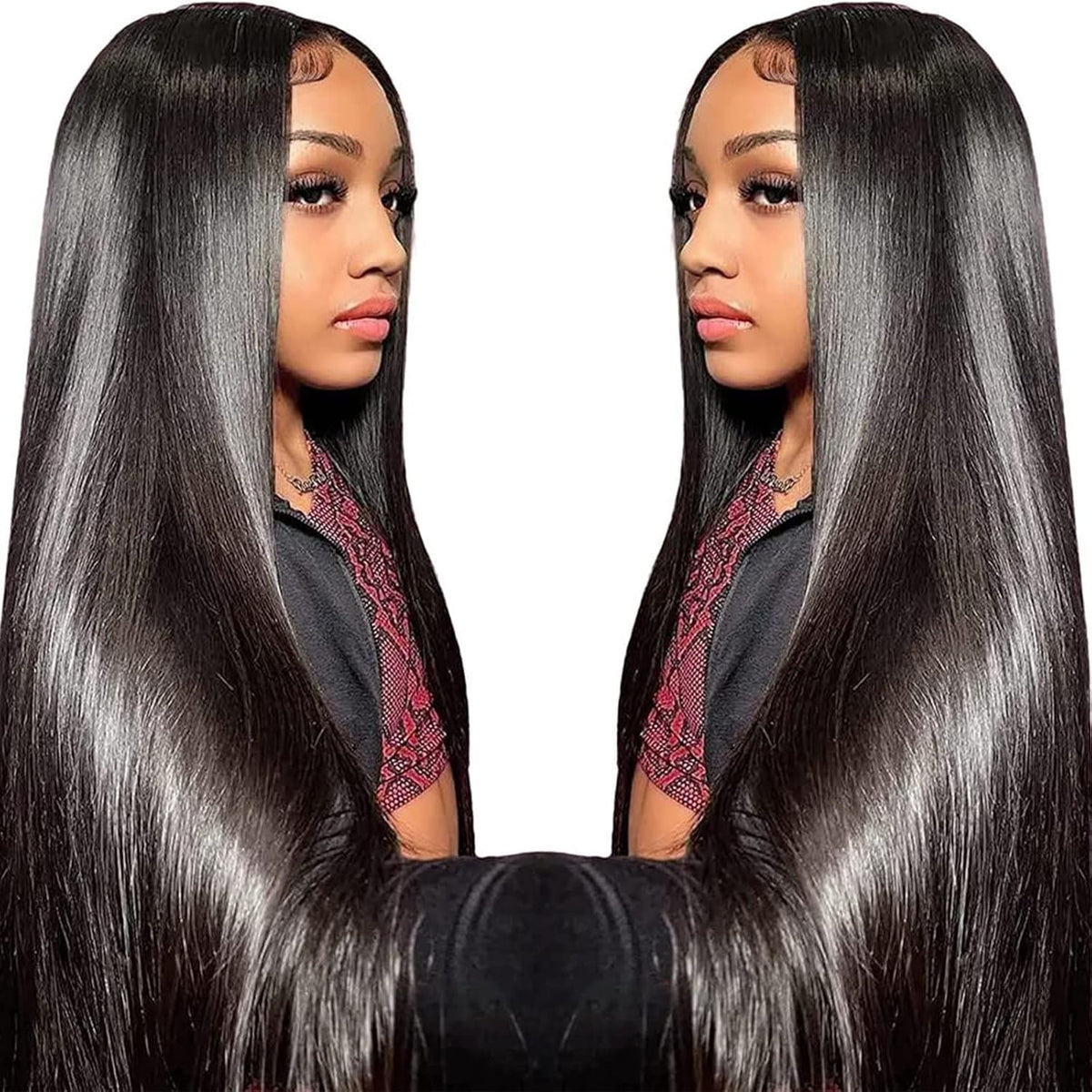 TTSMINS 13x6 lace-front wig with 30-inch straight hair for natural, versatile styling.