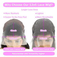 TTSMINS glueless wig 13x6 offers easy wear and secure placement.