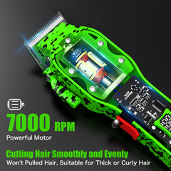 Tuanchuanrp hair clippers with 8 guide combs for versatile length options.