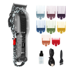 Tuanchuanrp professional hair clippers with LED display for precise power monitoring during grooming