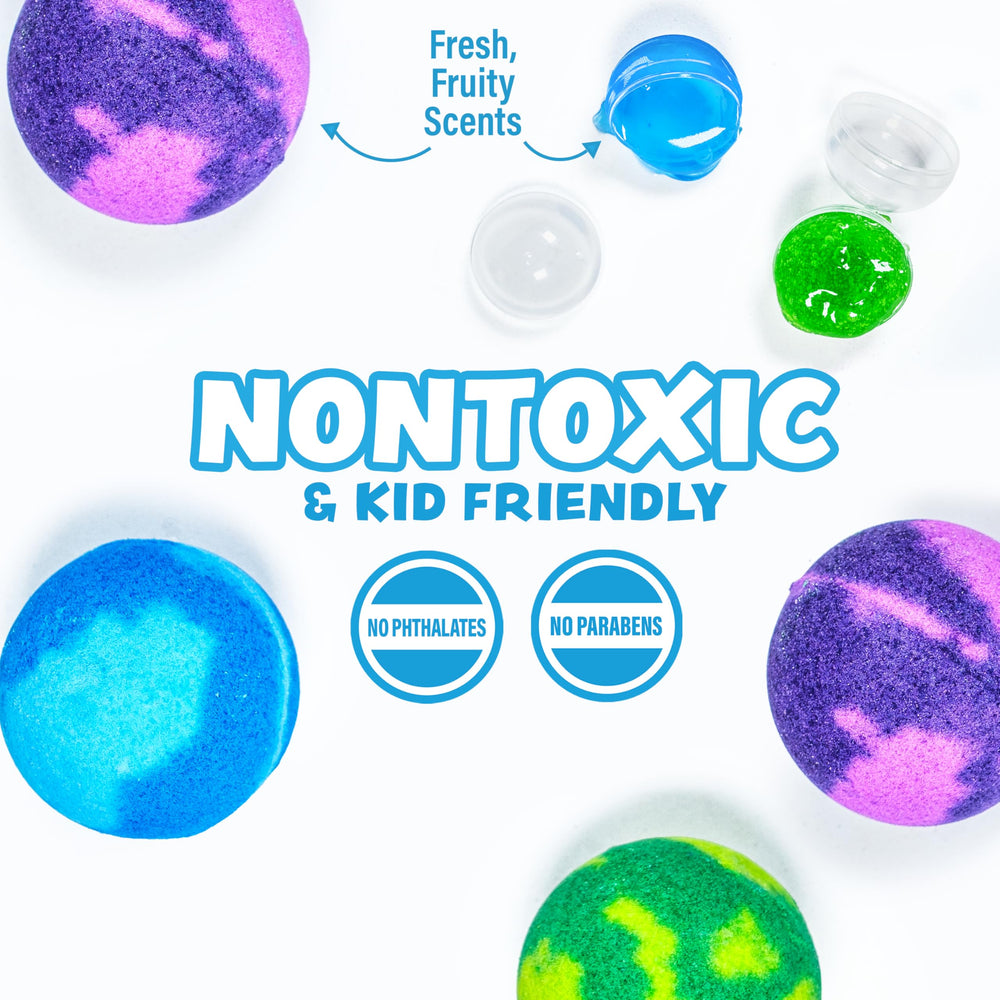 Tub Works slime-soap surprise image showcases slimy soap pod for kids’ handwashing fun.