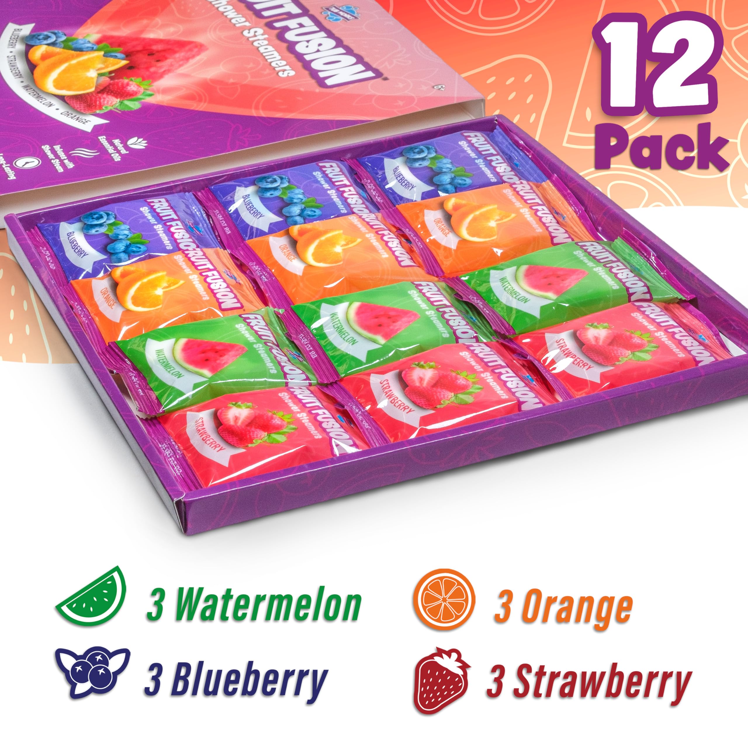 Tub Works Fruit Fusion 12-pack box shown as gift-ready packaging
