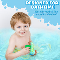 Tub Works Bath Potion Enchanted swirls brighten the tub with bubbly colors and fruity scents.