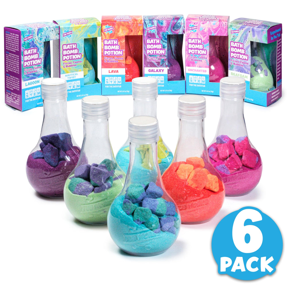 Tub Works Potion Flask demonstrates a simple, visible reaction for learning through play.