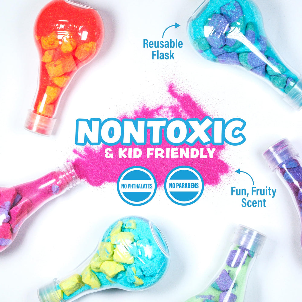 Tub Works Galaxy potion fizz and bubbles inspire creative storytelling during bath time.