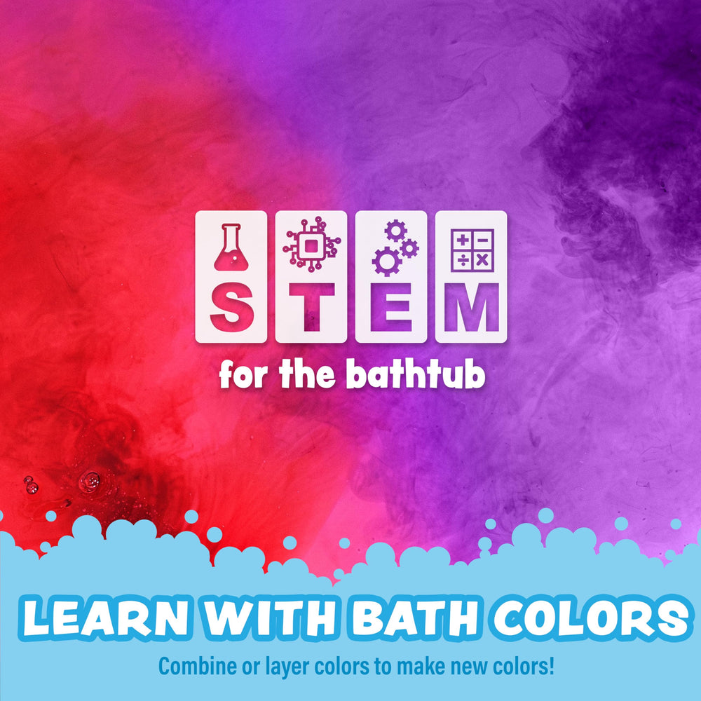 Tub Works mess-free fizz ensures quick clean-up after bath play.
