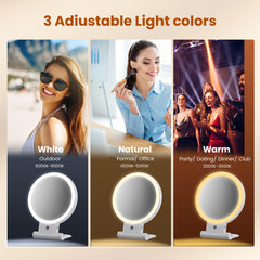 tubbede 360° stable base supports steady, hands-free makeup tasks