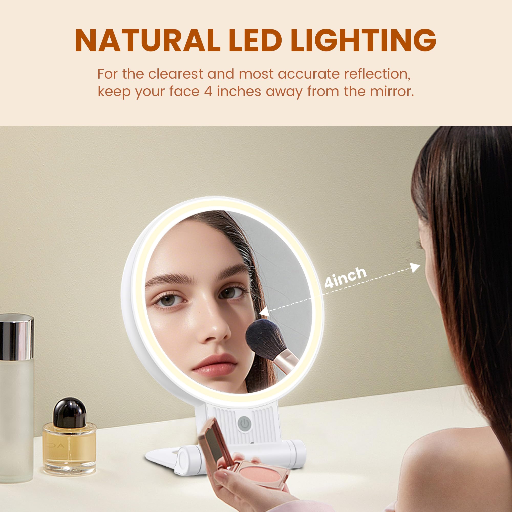 tubbede high-quality reflection finish ensures clear view and durability