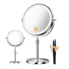 tubbede makeup mirror 9inch surface for clear reflections and precise makeup application.