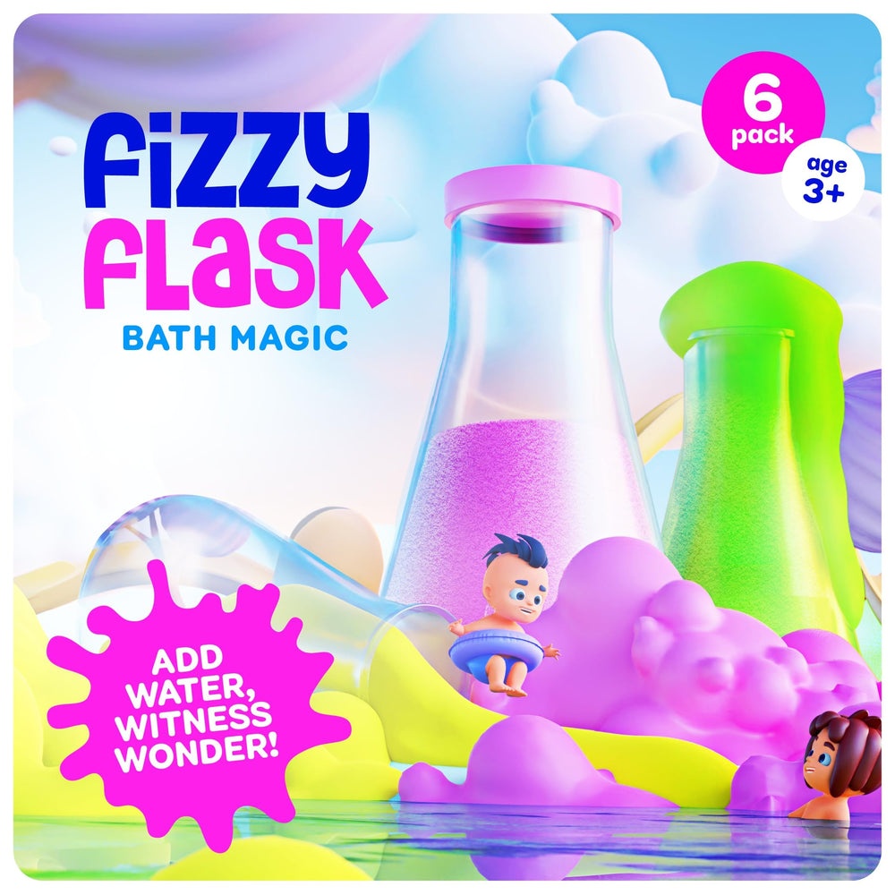 Tubby Tots blue bath flask deliver cool scent and oceanic color for calming bath
