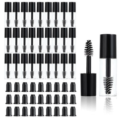 Tucnoeu 27pcs empty mascara tubes with 3ml bottles and wands for on-the-go lash care