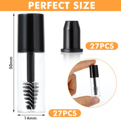 Tucnoeu leak-proof mascara tube cap with rubber plug keeps formulas fresh during travel