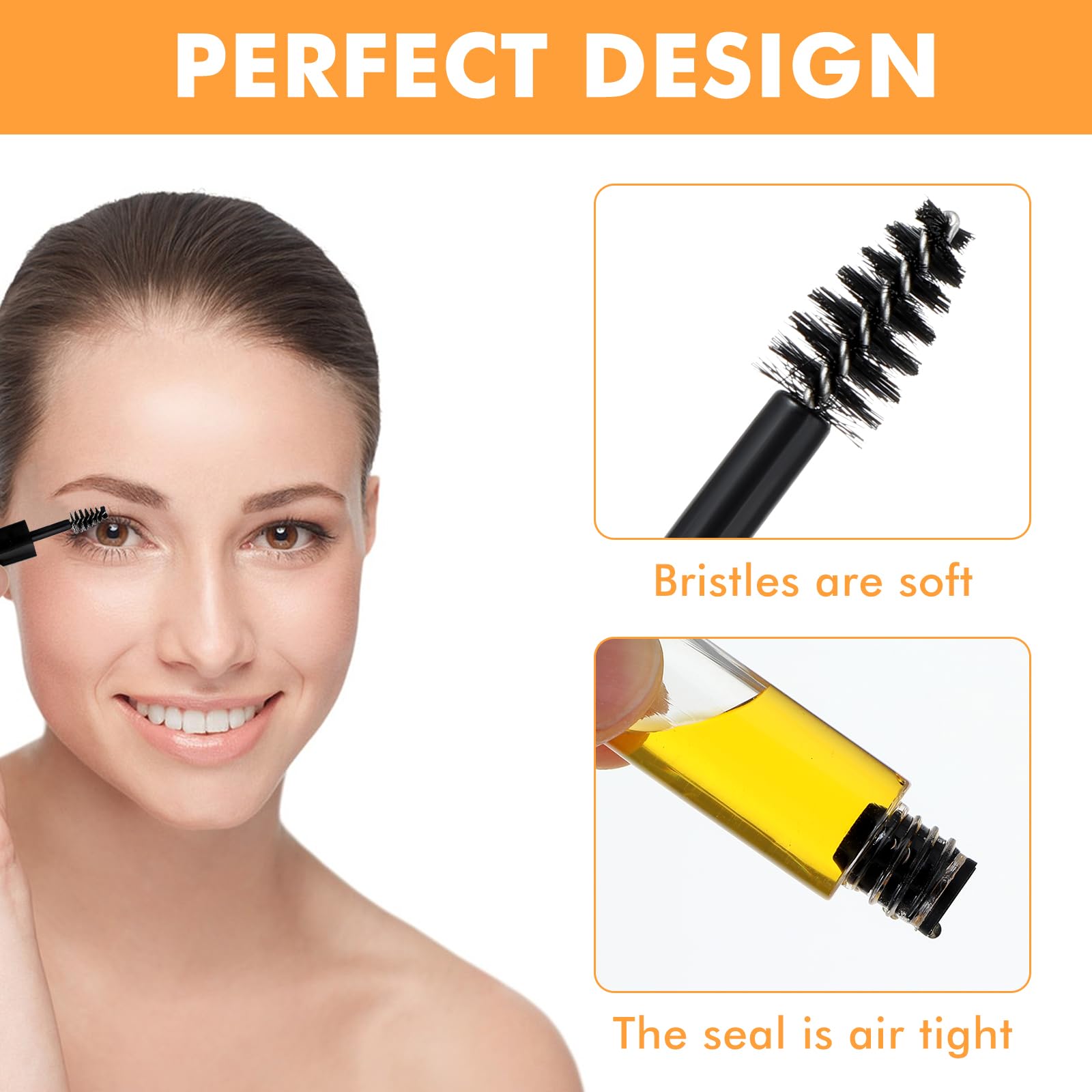 Tucnoeu PETG mascara bottles are lightweight and durable for daily DIY beauty use